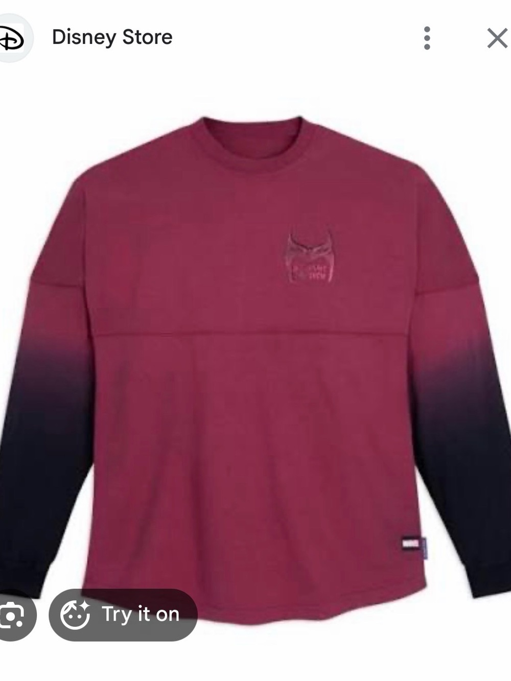Disney Marvel Scarlet Witch Spirit Jersey